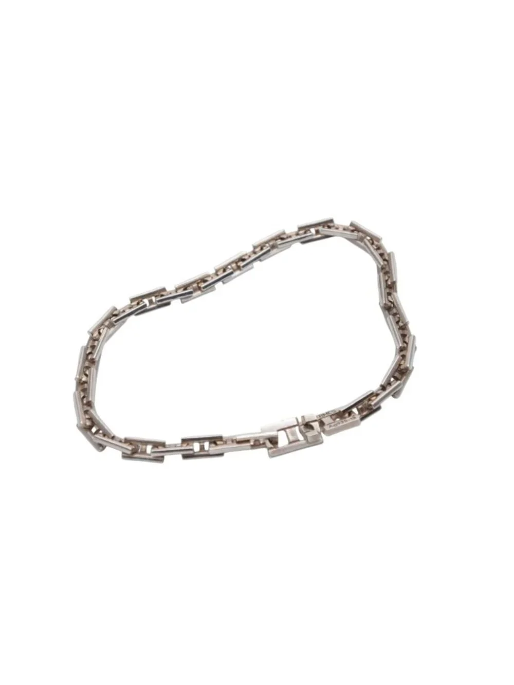 Hermes Hercules PM Bracelet Bangle 925 Sterling Silver 18 Vintage